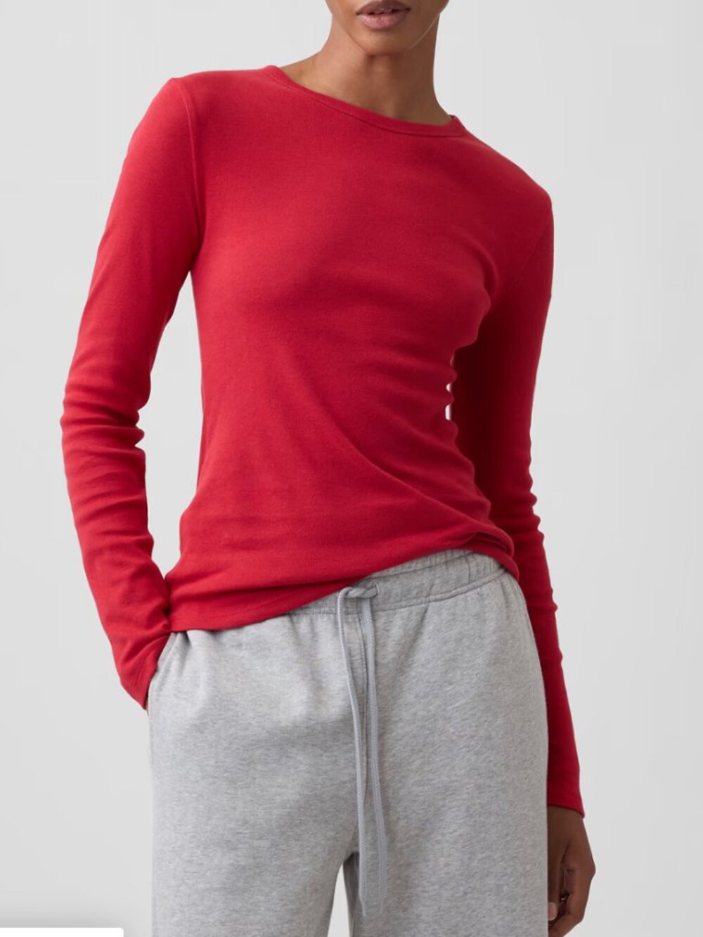 Red Modern Crewneck T-Shirt Medium| GAP